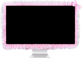 SMPJ20-08 KINGSHION Lovely Cute Monitor Cover Elastic Pen