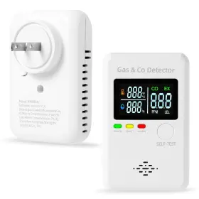 B0FRT3T16X KOABBIT Plug Natural Gas Carbon Monoxide Detectors