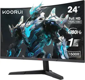 24E6CA KOORUI Curved Gaming Monitor Fhd