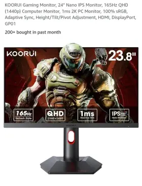 GP01 KOORUI Qhd Gaming Monitor
