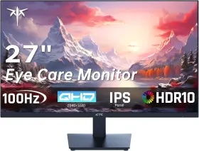 100HZ KTC Qhd Monitor Ips Gaming Frameless