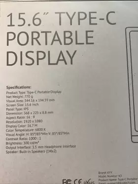 KYY-K3 KYY Monitor Fhd Usb Hdmi Stand #3