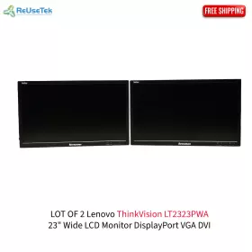 LT2323PWA LENOVO Thinkvision Lcd Monitor Displayport Vga Dvi #3