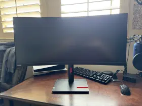 T34W30 LENOVO Thinkvision Curved Monitor