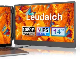 766157923523 LEUDAICH Laptop Screen Extender Fhd Ips Monitor