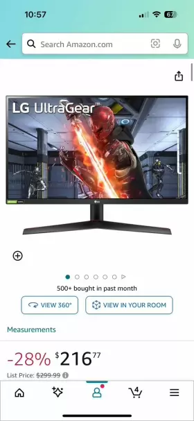 27GL850B LG Ultragear Nano Ips Gaming Monitor Sync #3