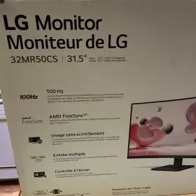 32MR50CS-B LG Fhd Curved Monitor Freesync
