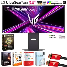 34GX900A-B LG Ultragear Wqhd Oled Curved Gaming Monitor