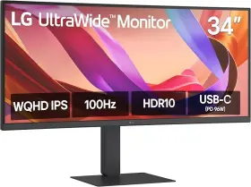 34U650A-B LG Ultrawide Wqhd Ips Curved Monitor