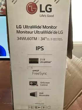 34WL600B LG Ips Led Ultrawide Fhd Freesync Monitor #2