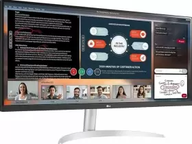 34WP50S-W LG Ultrawide Fhd Monitor Scratched