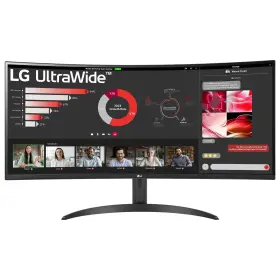 34WR50QK-B LG Wqhd Gtg Curved Led Freesync Gaming Monitor