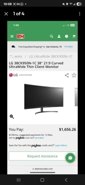 38CK950N-1C LG Curved Ultrawide Client Monitor