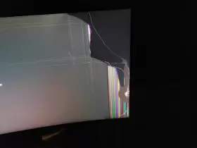 38WR85QC-W LG ELECTRONICS Curved Ips Monitor Screen Cracked #2