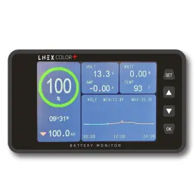 Lnex 445048732798 500a Battery Monitor With Shunt 3.5 Inch Color Screen Rv 16ft Cable B Lnex 445048732798 500a Battery Monitor With Shunt 3.5 Inch Color Screen Rv 16ft Cable B