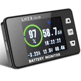 500A LNEX Shunt Battery Monitor Screen Rv Shielded Wire