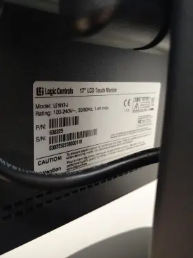 LE1017-J LOGIC CONTROLS Pcap Touch Screen Monitor #2