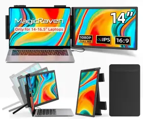 A1-14-1080P-60HZ MAGIC RAVEN Laptop Screen Extender Ips