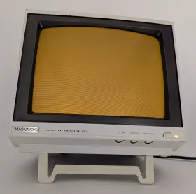 BM76220746 MAGNAVOX Amber Crt Video Monitor #3