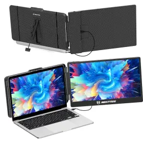 974123312149 MAXFREE Laptop Screen Extender Monitor Dual Plug
