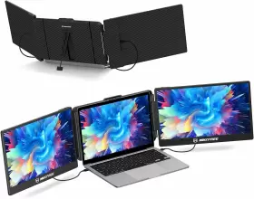 974123312156 MAXFREE Triple Monitor Laptop Dent