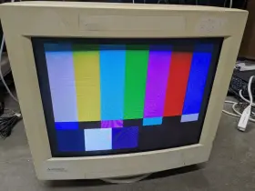 TFM8705SKHKW MITSUBISHI Diamond Pro Crt Monitor Vga Bnc