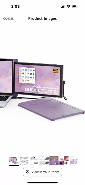 850001446211 MOBILE PIXELS Duex Lite Laptop Secondary Screen