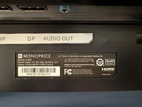 42891 MONOPRICE Monitor Curved Qhd #3