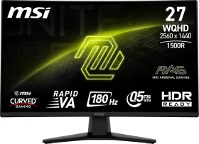 274CQFW MSI Curved Wqhd Hdmi Dp Gaming Monitor Mag