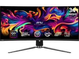 MPG341CQPXQD-OLED MSI Qd Uw Qhd Curved Screen Gaming Monitor