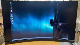 MAG275CQRF MSI Cracked Screen Rapid Quantum Dot Wqhd Gaming