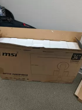 MAG342CQ MSI Freesync Curvemonitor Broke Screen Partsonly #3