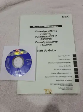 50XP10 NEC Plasmasync Plasma Tv Monitor Manual Dvd