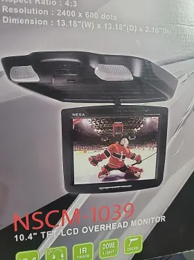 NSCM-1039 NESA VISION Overhead Monitor Mount Screen Travel Rv
