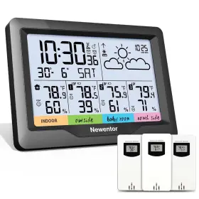 B085R9KBN1 NEWENTOR Weather Station Wireless Sensors Digital