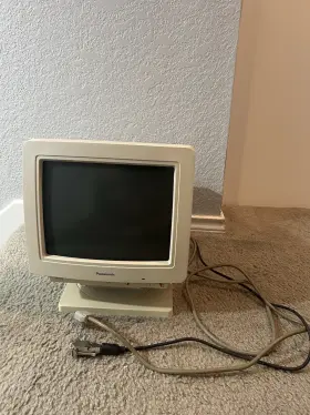 M1220 PANASONIC Swivel Monitor Crt Gaming Clean