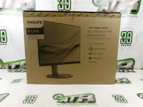 241B8Q PHILIPS Lcd Monitor Hdmi Vga Box Stand Cables Power