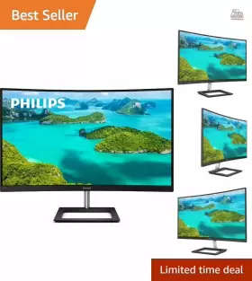 328E1CA PHILIPS Uhd Curved Screen Monitor Great