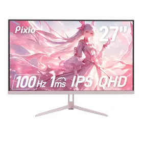 810166730761 PIXIO Wave Pink Refresh Rate Qhd Resolution Ips