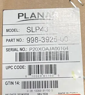 998-3925-00 PLANAR Lcd Display Signage