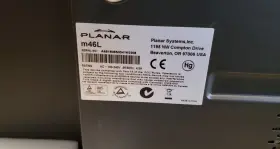 M46L PLANAR Lcd Monitor Hdmi Dvi Vga Sdi