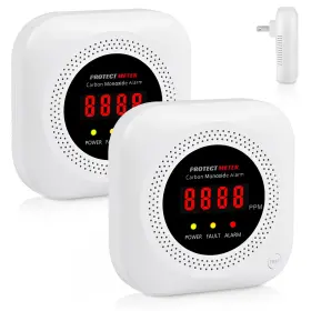 B0D421NJ55 PROTECTMETER Detector Wall Plug Carbon Monoxide