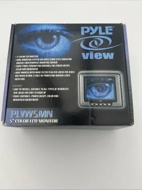 068888720663 PYLE Headrest Monitor Lcd Tv Screen Car Ez