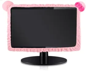 ZK-REMAGR-2160 REMAGR Kawaii Monitor Cover Cat Ears Pink Dust