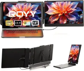 726084767386 ROYY Laptop Screen Extender Fhd Ips Monitor