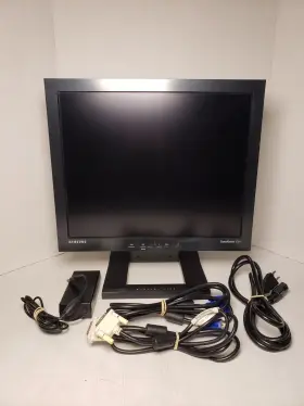 172T SAMSUNG Lcd Monitor Fold Flat Cablestested Vga Dvi