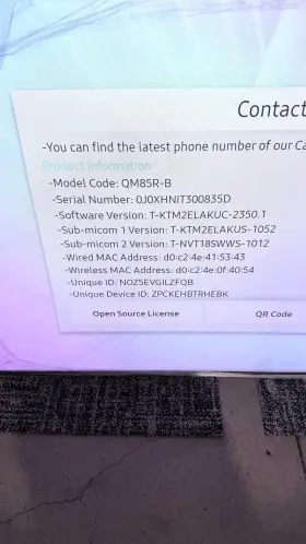 LH85QMREBGC SAMSUNG Uhd Display