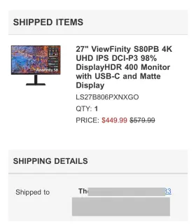 LS27B806PXNXGO SAMSUNG Viewfinity Uhd Ips Displayhdr Monitor