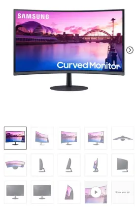 LS32C392EANXGO SAMSUNG Fhd Curved Gaming Monitor