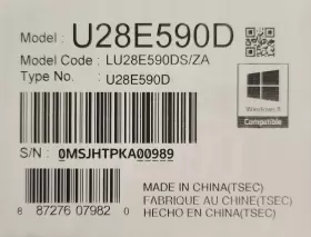 LU28E590DS-ZA SAMSUNG Widescreen Led Monitor Speakers #3